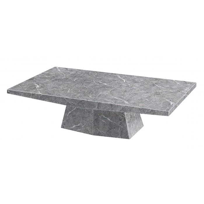 Multan Marble Coffee Table In Natural Stone with Lacquer Finish